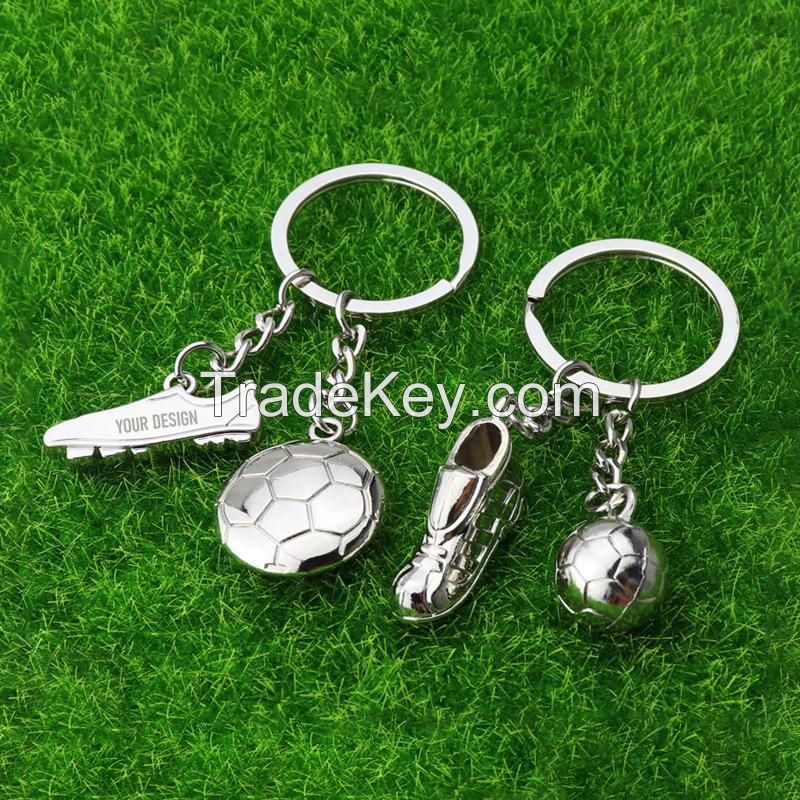 Football Charm Keychain