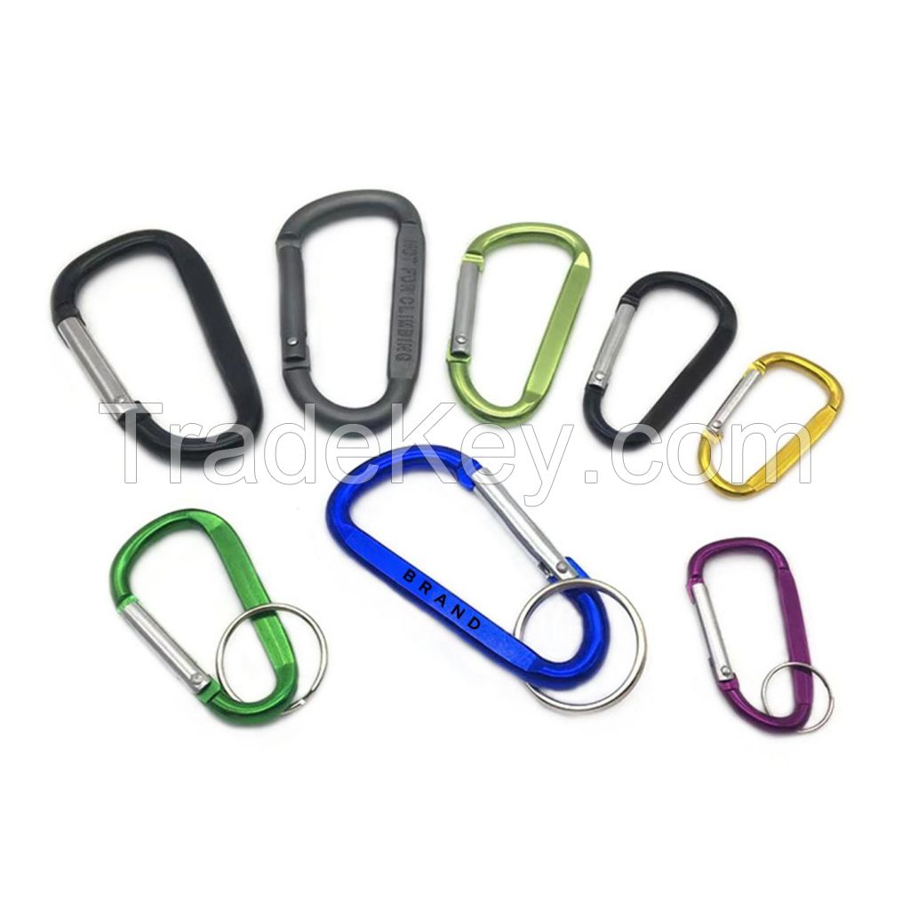 Aluminum Alloy D Shaped Carabiner