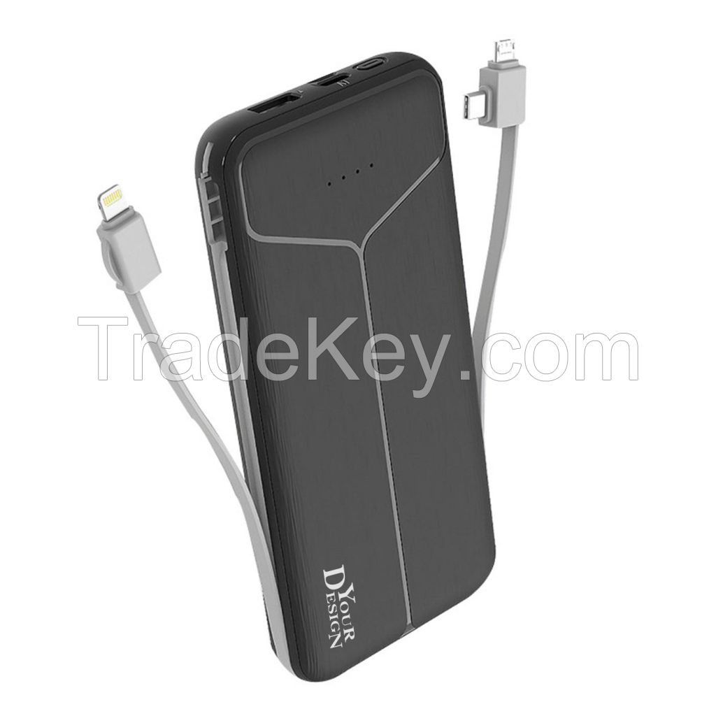 Power Bank With Built-in Plug