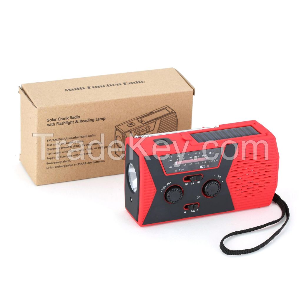 Emergency Solar Hand Crank Portable Radio