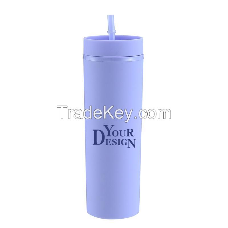 16 oz. Double Layer Frosted Plastic Cup
