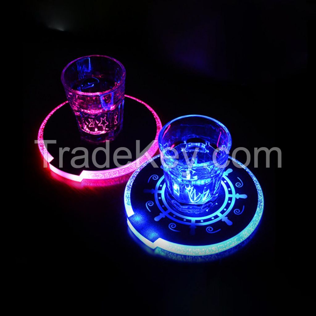 Round LED Luminous Coaster