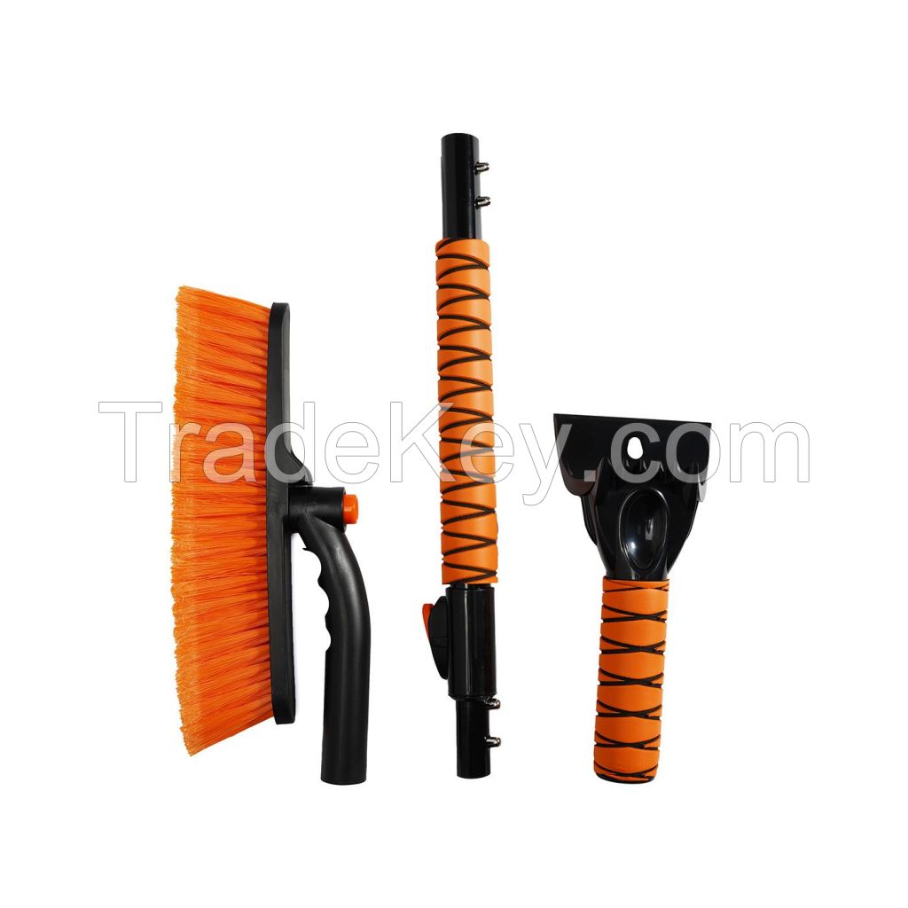 Extendable Snow Brush With Ice Scraper