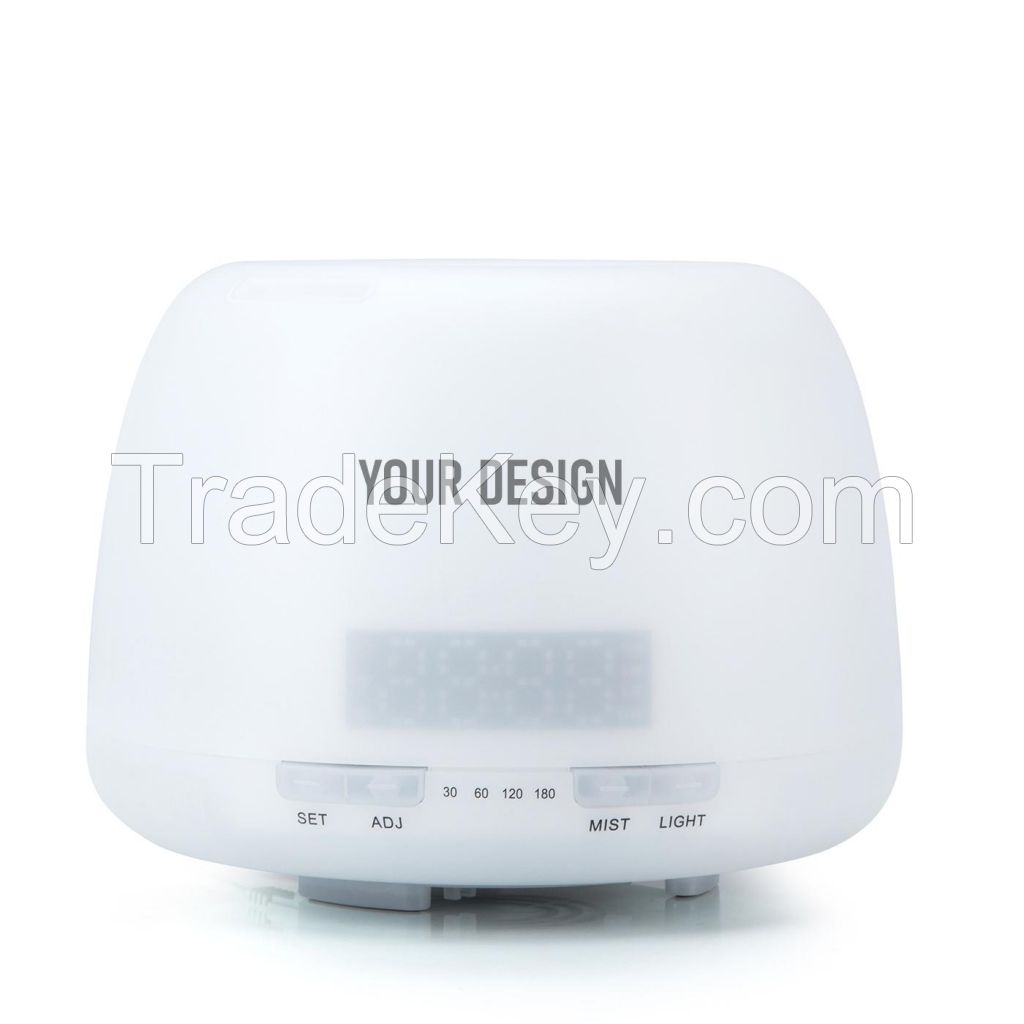 Essential Oil Diffuser With Alarm Clock