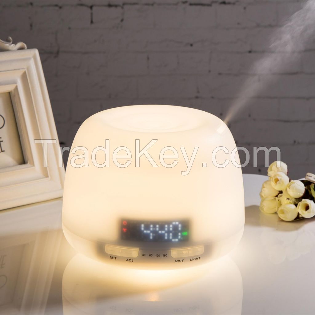 Essential Oil Diffuser With Alarm Clock