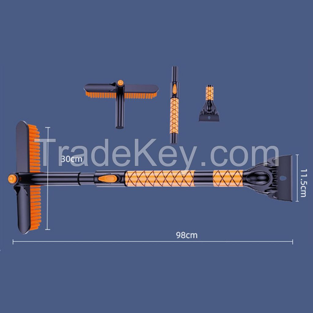 Extendable Snow Brush With Ice Scraper