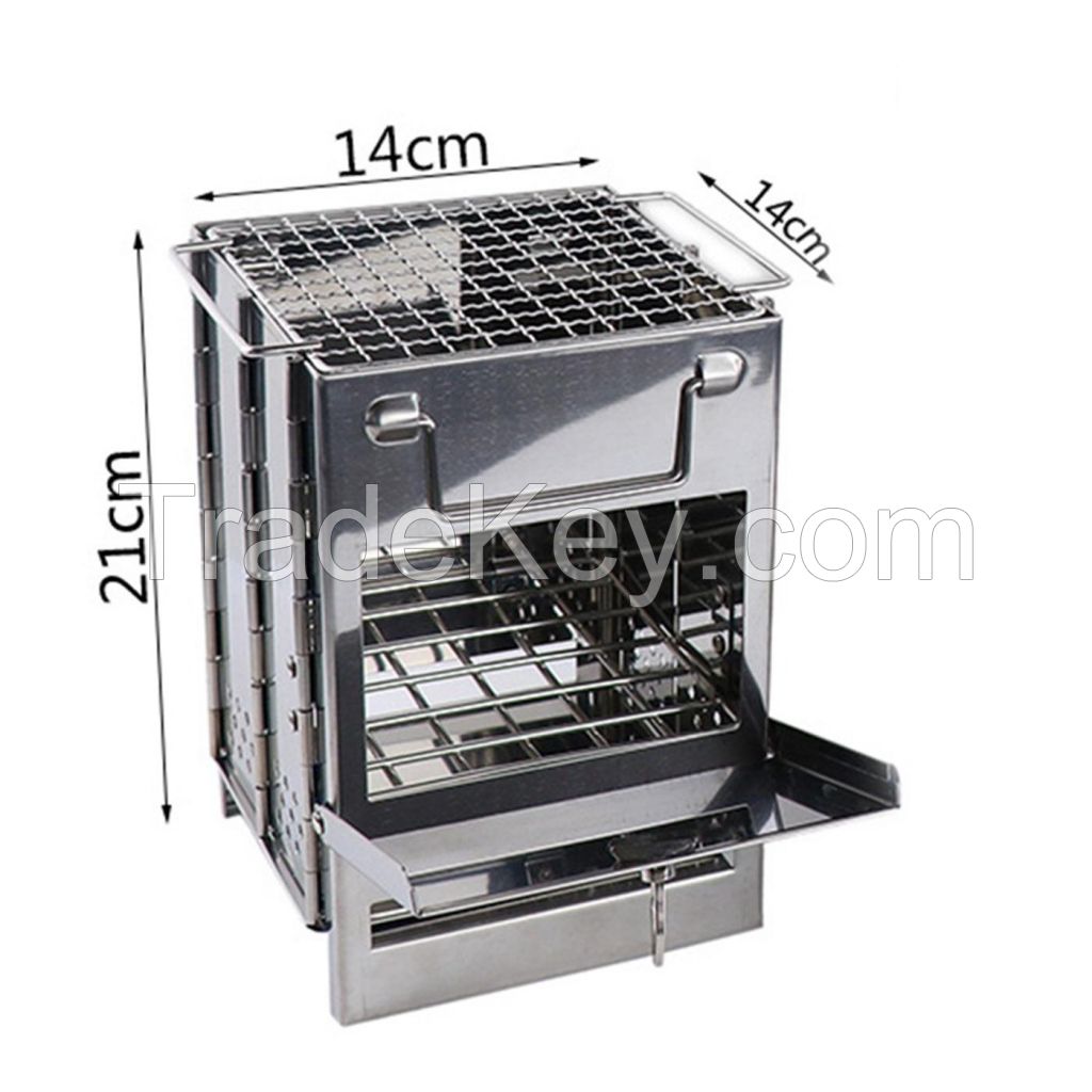 Foldable Stainless Steel Wood Burning Fire Pit