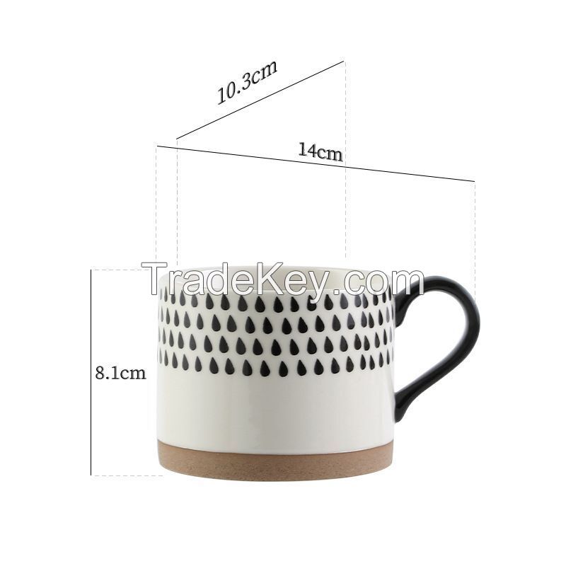 16 oz. Hand Painted Ceramic Mug
