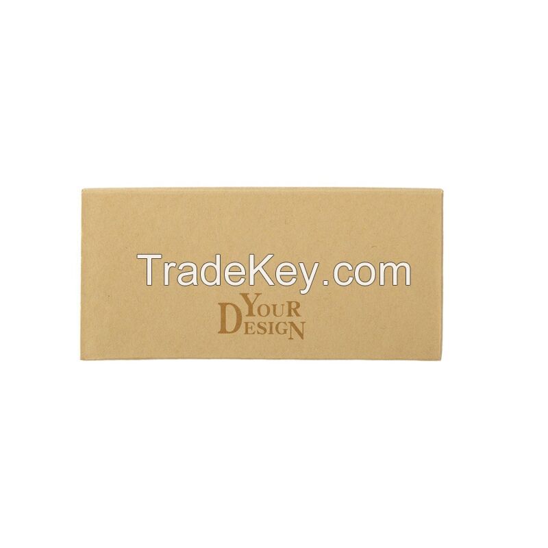 Sticky Note Kraft Paper Box With Ruler And Pen