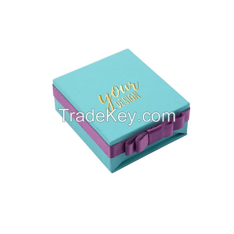 Custom Bow Earrings Gift Packaging Box