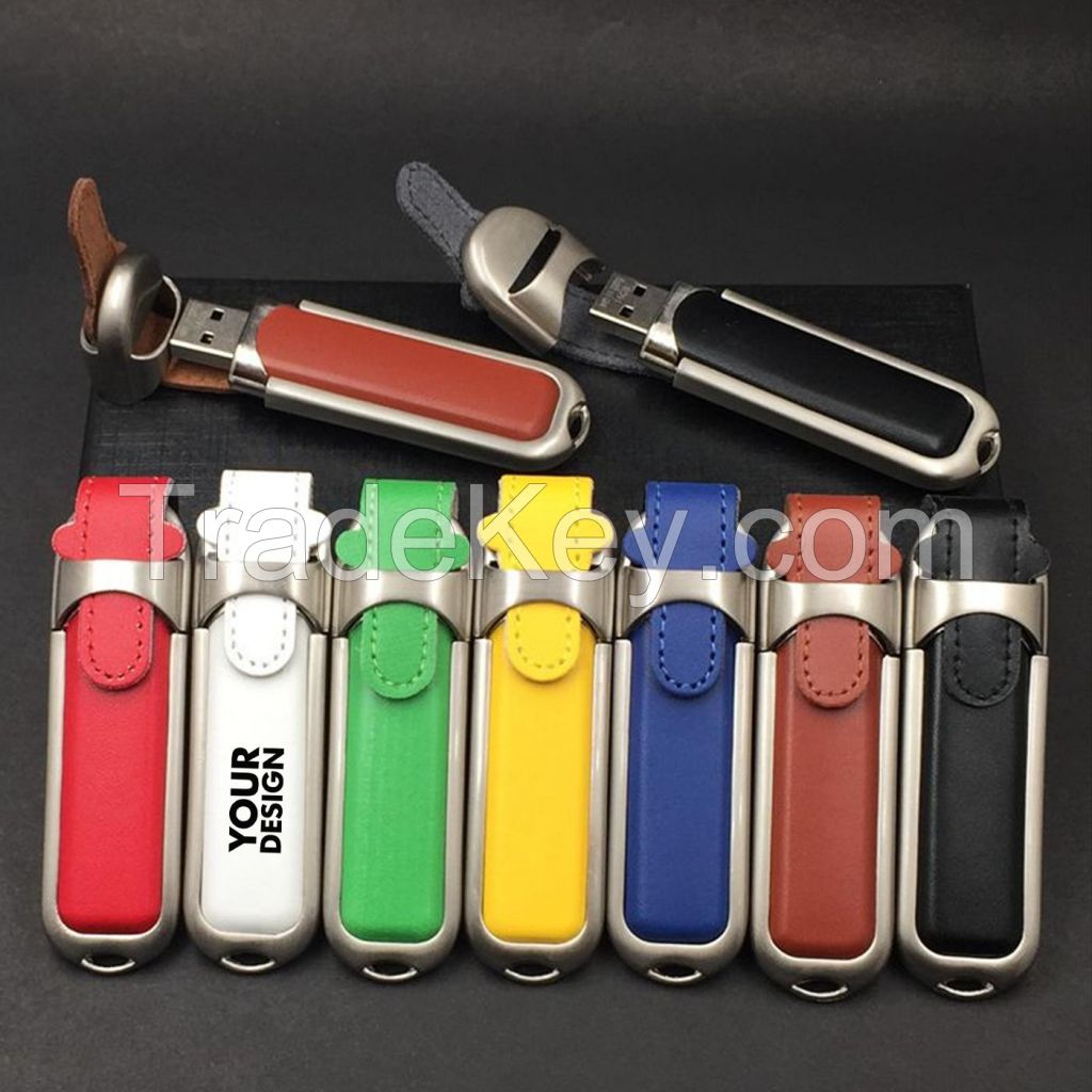 4G Leather USB Flash Drive