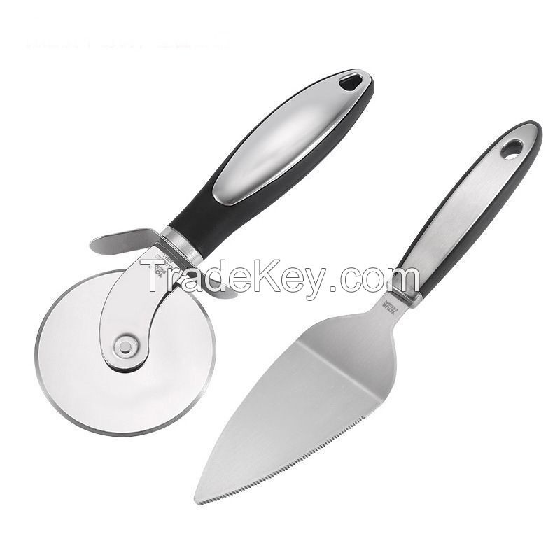 Pizza Cutters Wheel Server Shovel