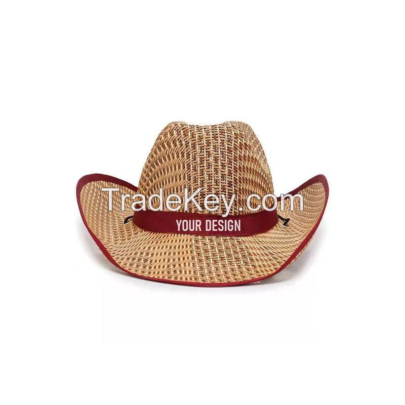 Custom Shapeable Cowboy Straw Hat