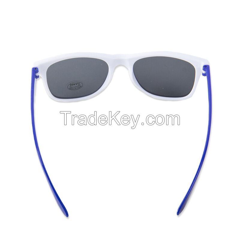 Promotional White Frame Neon Classic Sunglasses