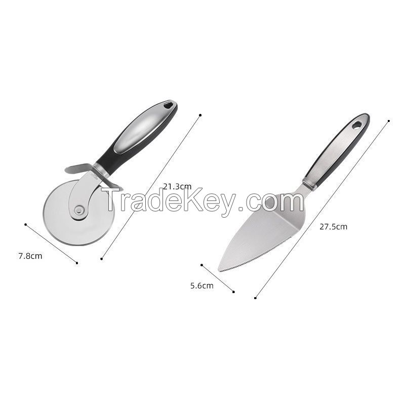 Pizza Cutters Wheel Server Shovel