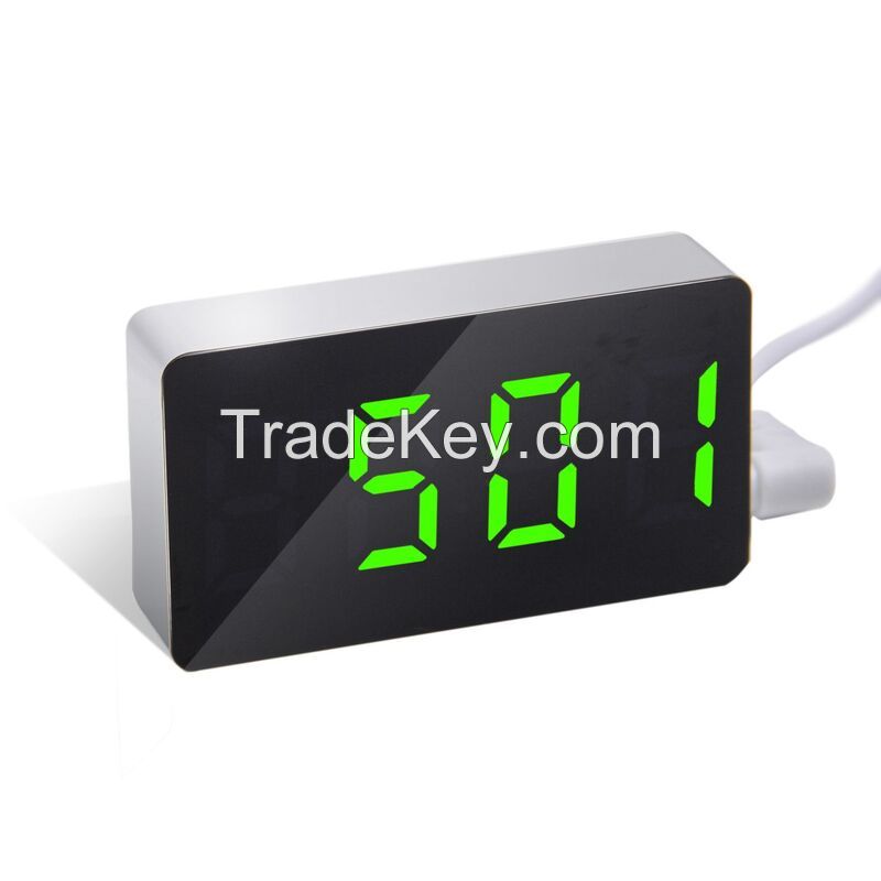 Mini LED Mirror Alarm Clock
