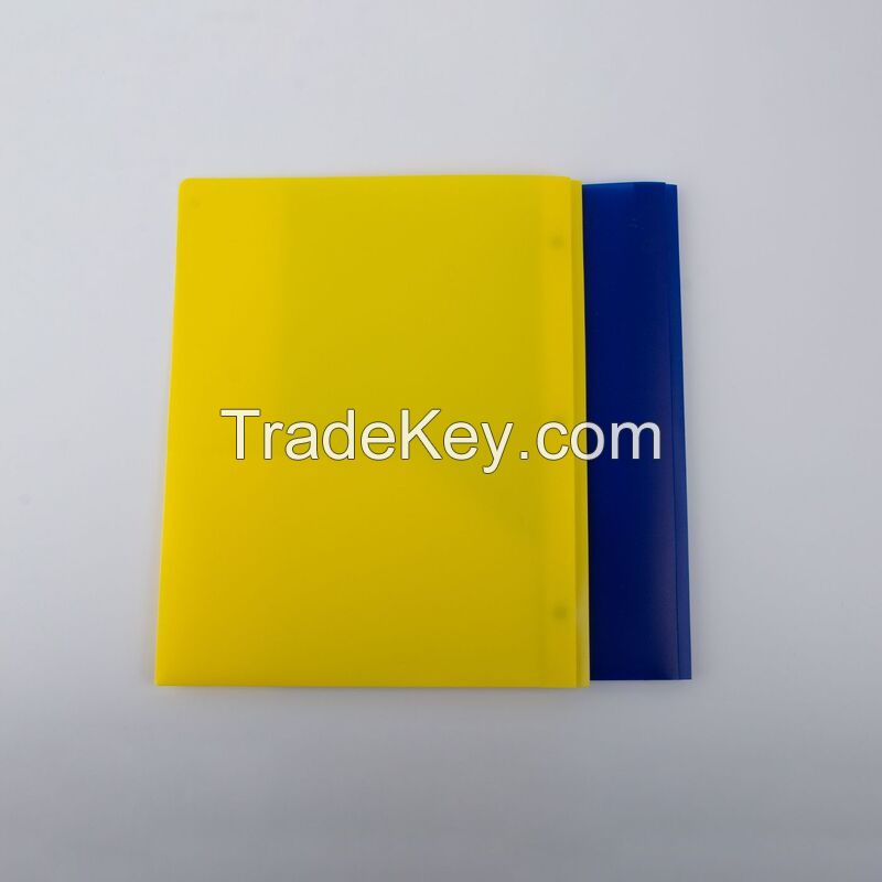 Plastic Pocket Folder With 3 Hole