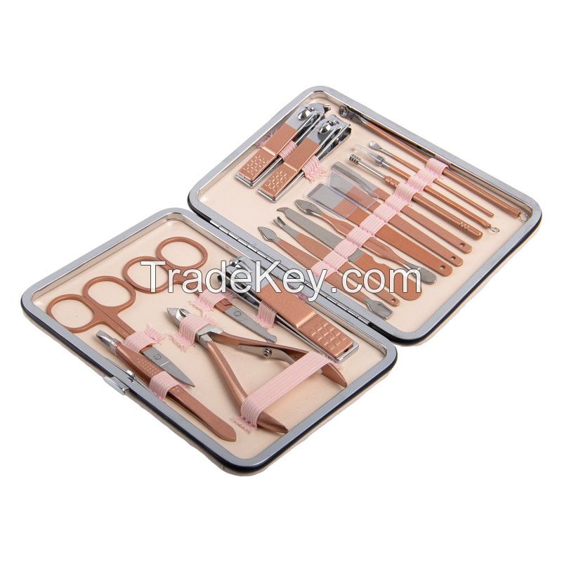 18 in 1 Rose Gold Nail Clipper Set