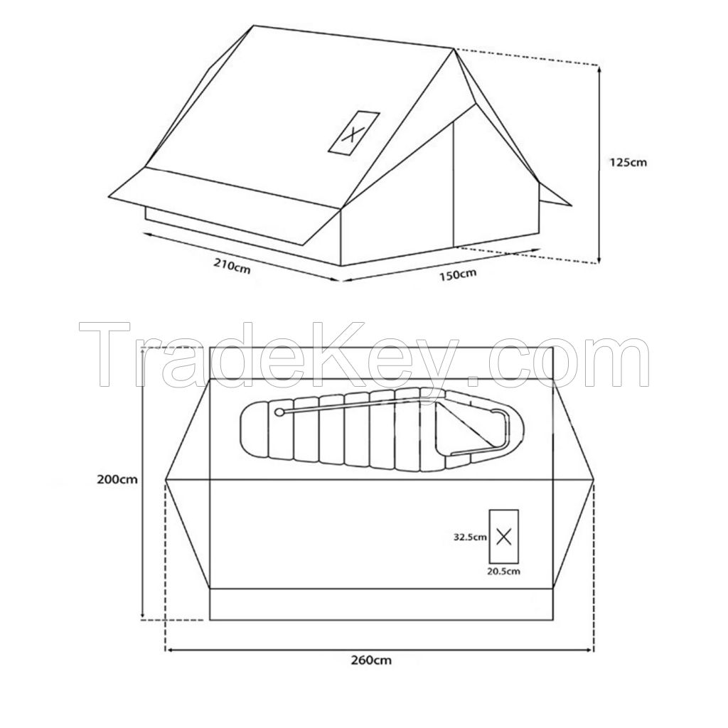 Camping Wall Tent With Stove Jack