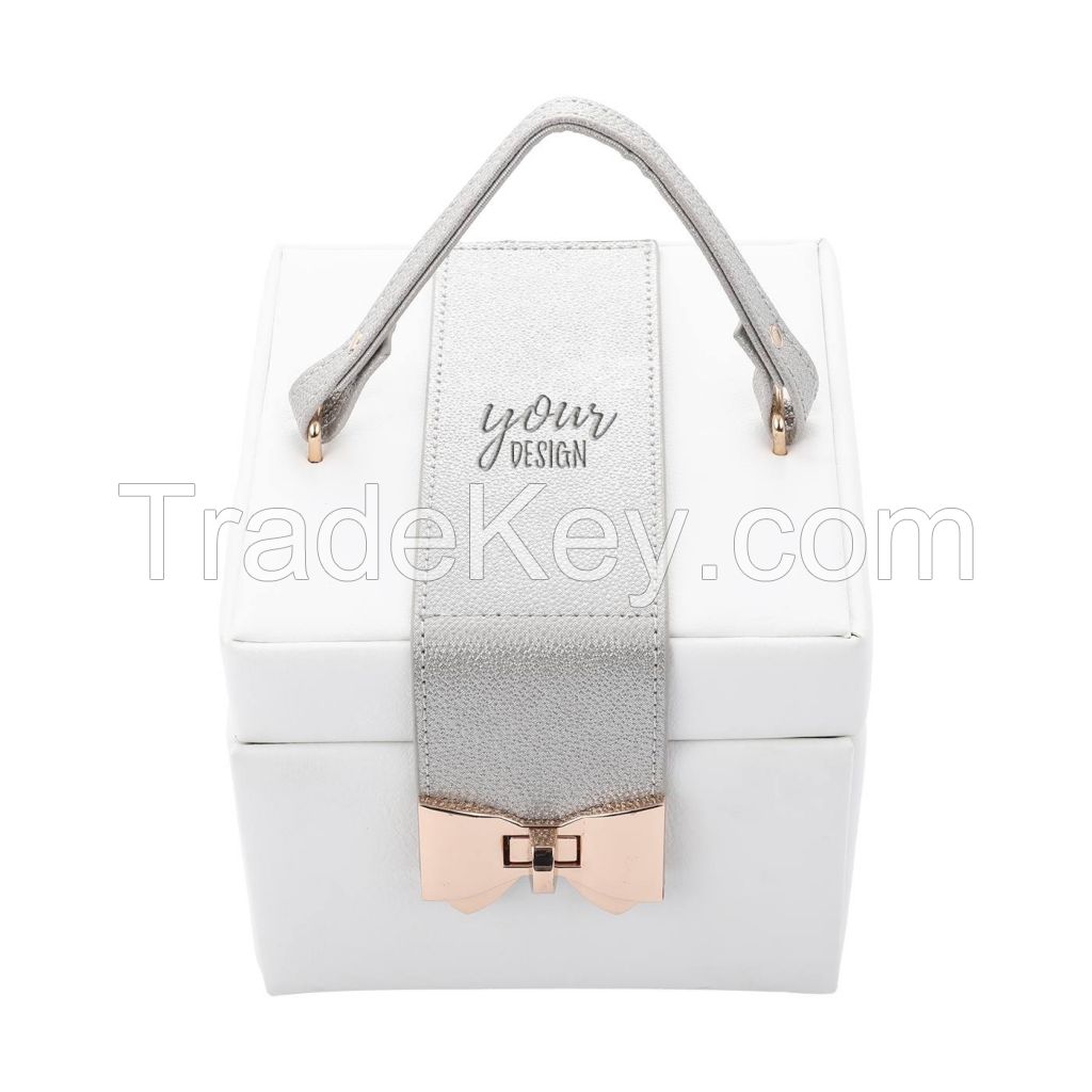 Square Jewelry Box With Handle