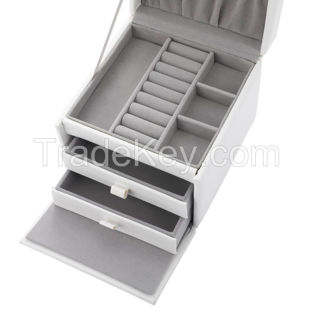 Square Jewelry Box With Handle