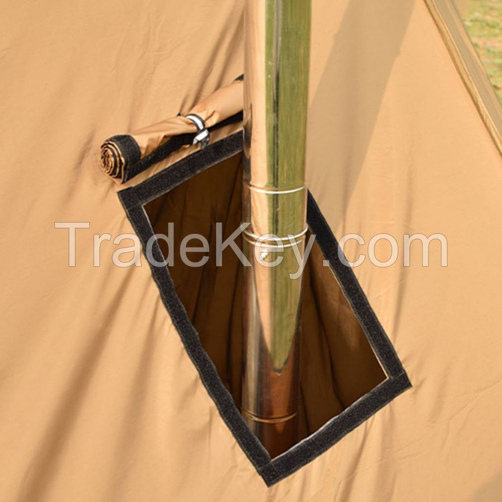 Camping Wall Tent With Stove Jack