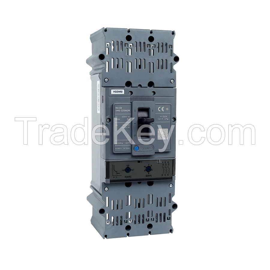 MCCB VM5-320HUM AC250A 3P AC800/1000V High voltage Molded case circuit breaker for solar energy and wind power