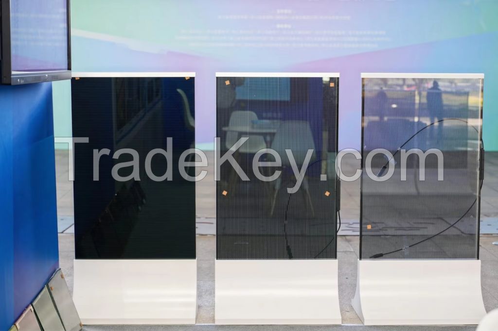 Gaoming Bipv Green Color Solar Panel Glass Facade For Building Customized Bipv Photovoltaic Solar Panel