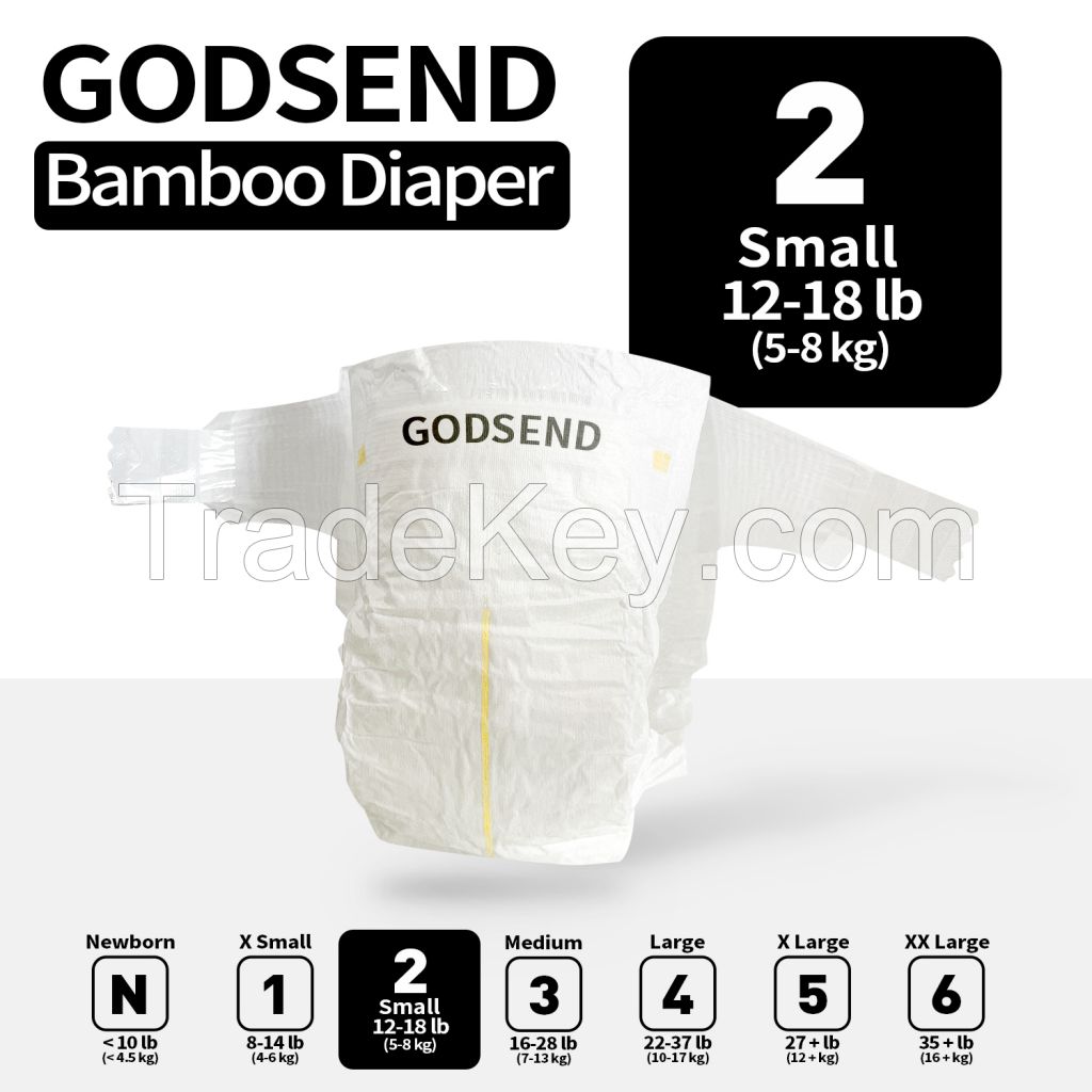 Bamboo Viscose Disposable Diaper for Baby