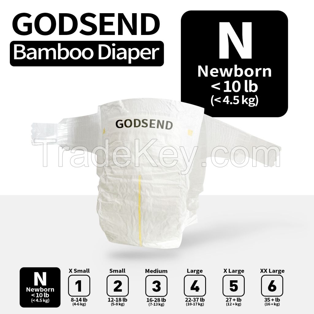 Bamboo Viscose Disposable Diaper for Baby