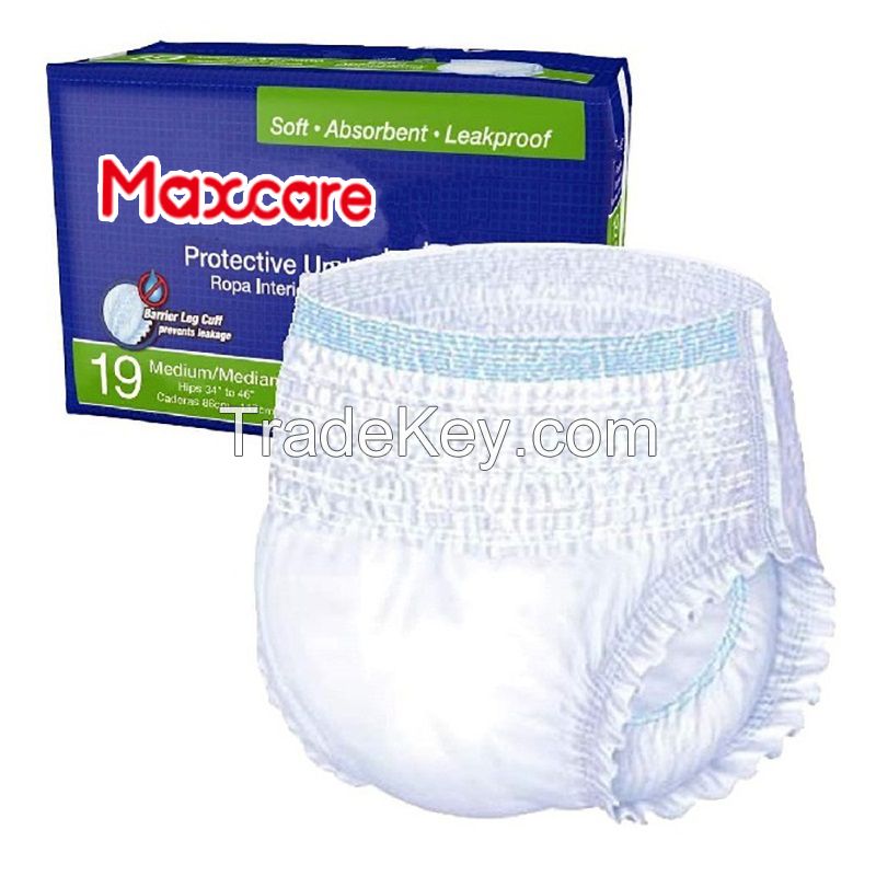 Incontinence Underwear for Adults XL Size Large Overnight Absorbency Breathable Cotton Diapers/Nappies Made in China