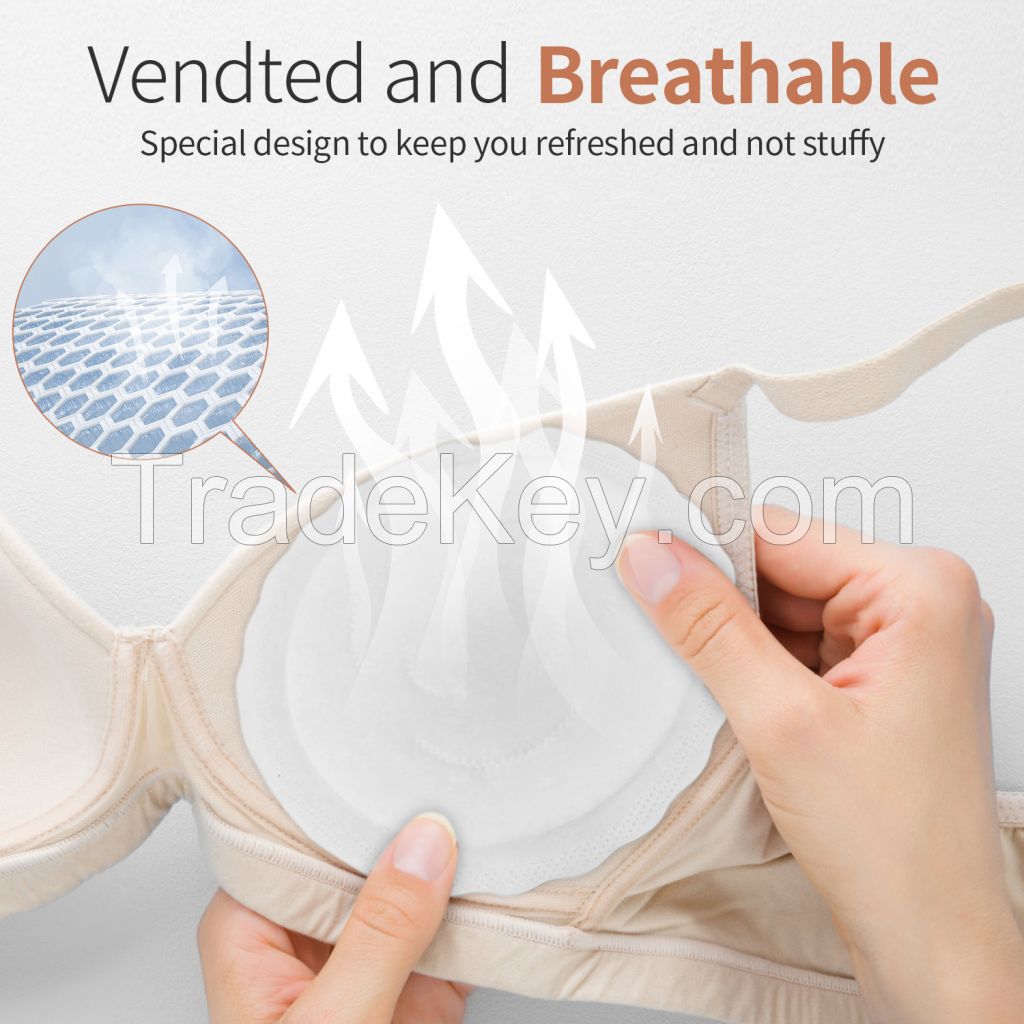 Free Samples Soft Absorbent Disposable Maternity Nursing Breast Pads for Breastfeeding Mothers High Quality and Comfortable