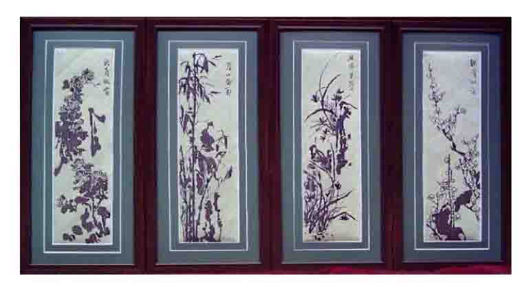 bamboo painting, bamboo crafts, bamboo product