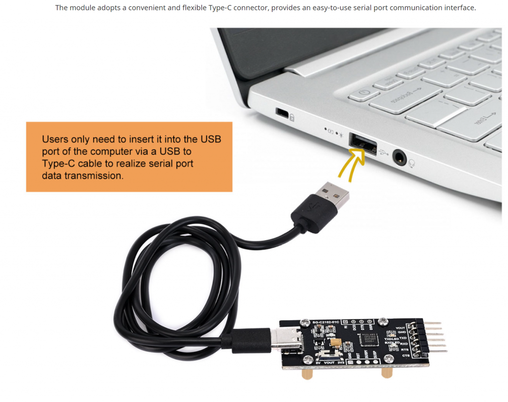 USB to UART Serial 6PIN Converter Adapter Module