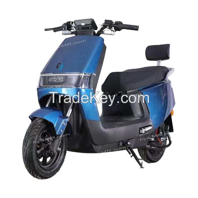 High power 2 wheel Electric moped electric pedal motorcycle including lead-acid batteries