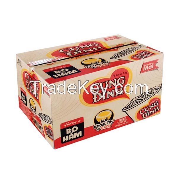  Cung Dinh Stewed Beef Instant Potato Noodles Cup 65g