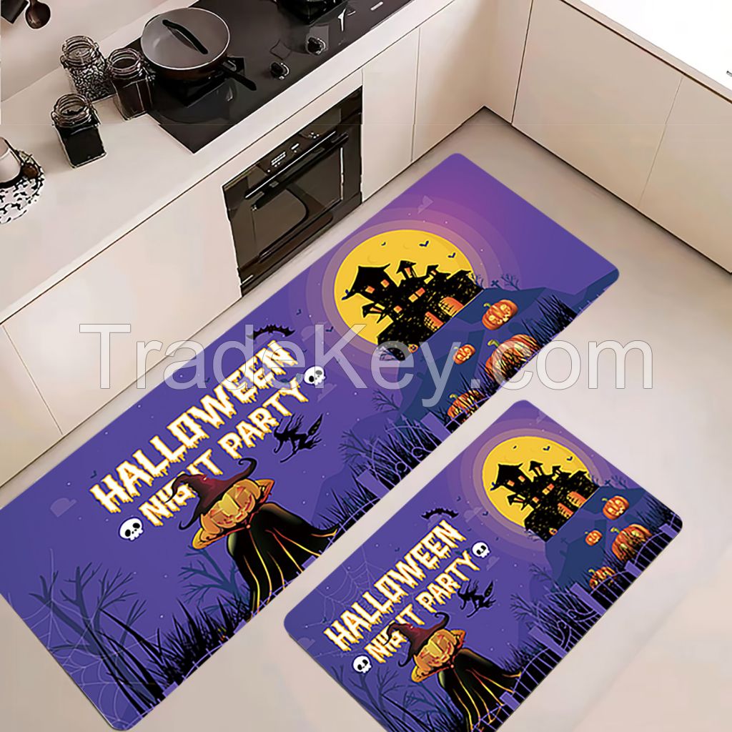 halloween pu  kitchen mats 