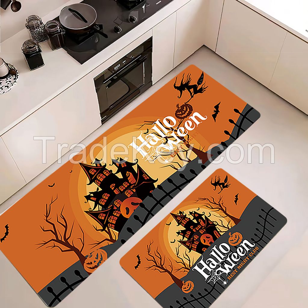 halloween pu  kitchen mats 