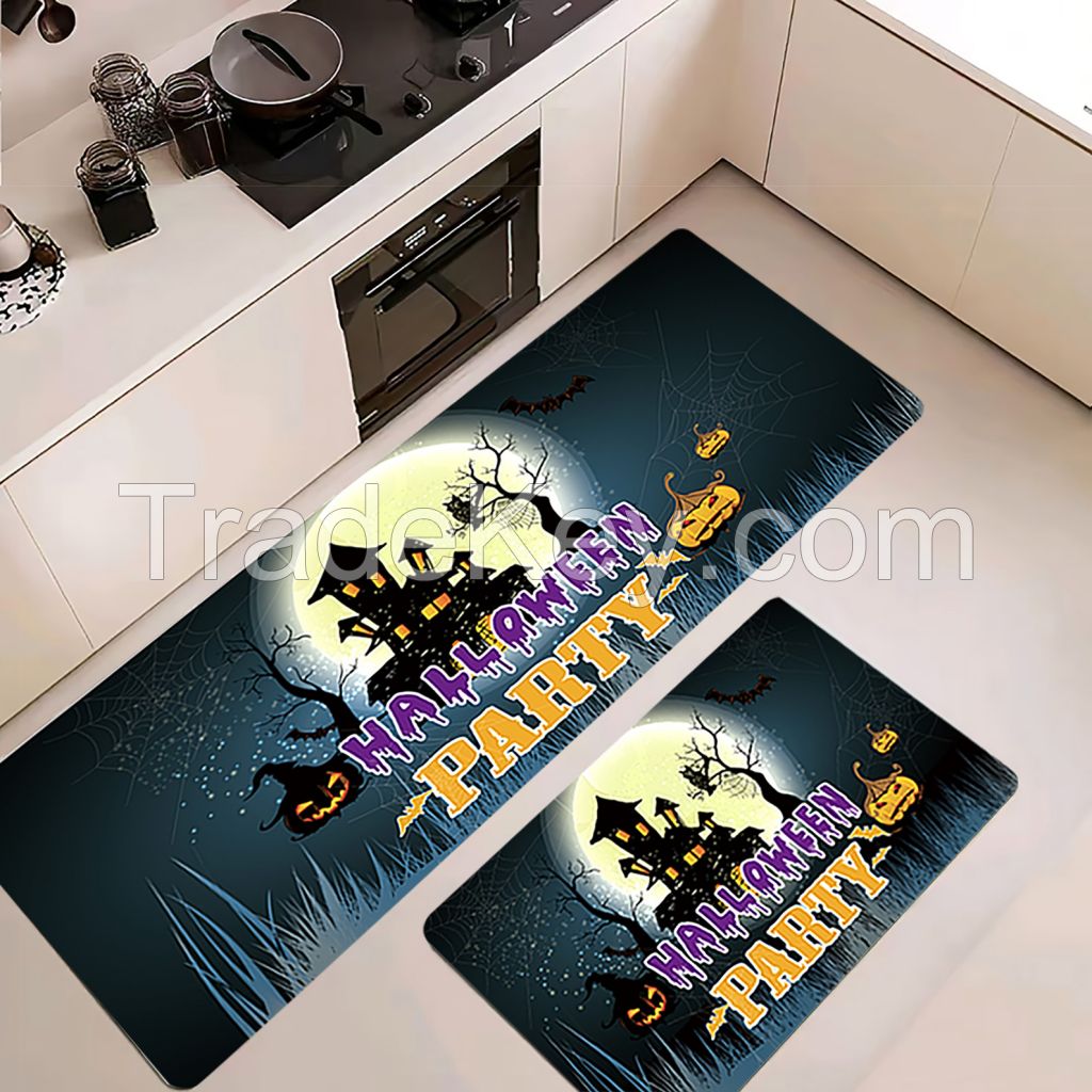 halloween pu  kitchen mats 