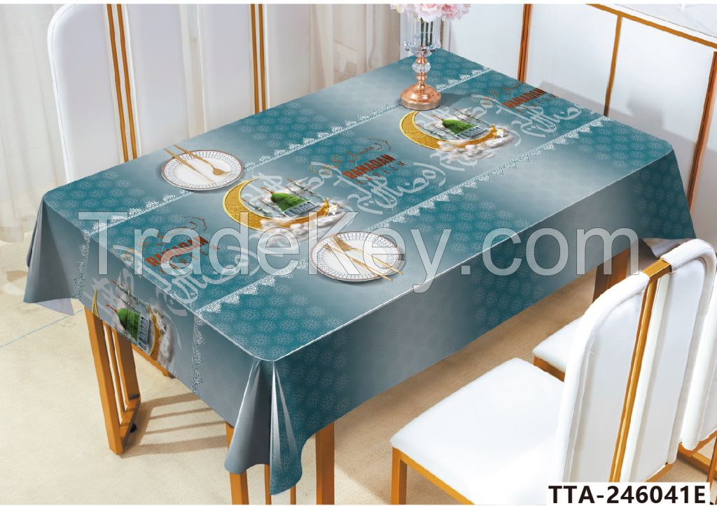 New hot sell Ramadan  PVC Tablecloth