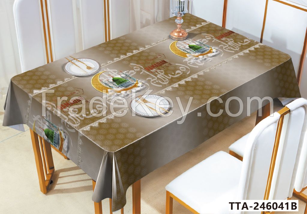 New hot sell Ramadan  PVC Tablecloth