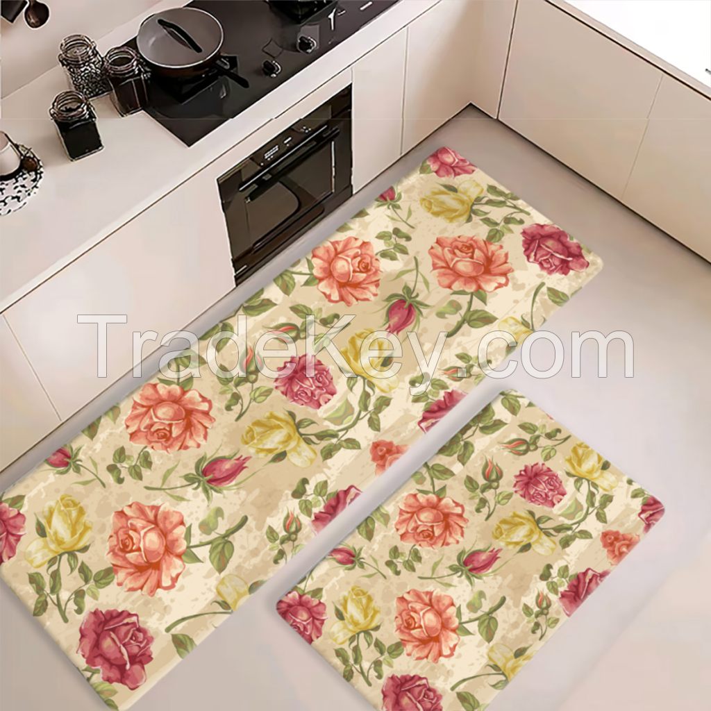 Faux pu Foam Mats Non-slip PVC Foam Mats Kitchen Floor Foam Mats 