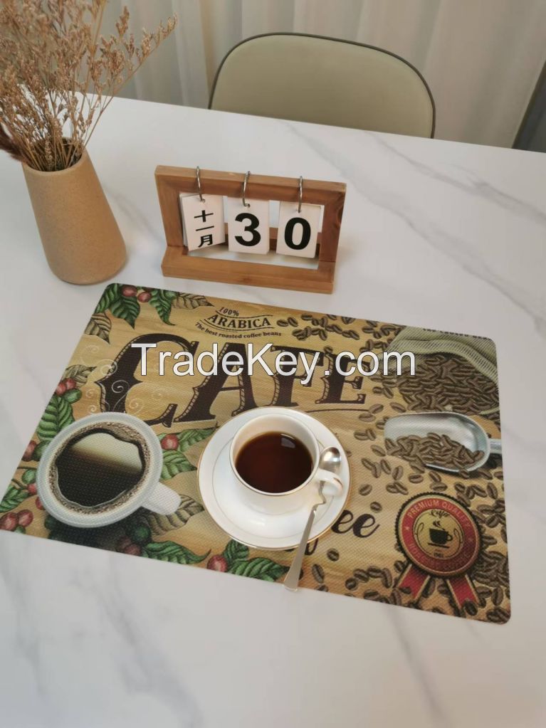 classic hotel dining 30*45 retangle  heat resistance placemats for dining table mat