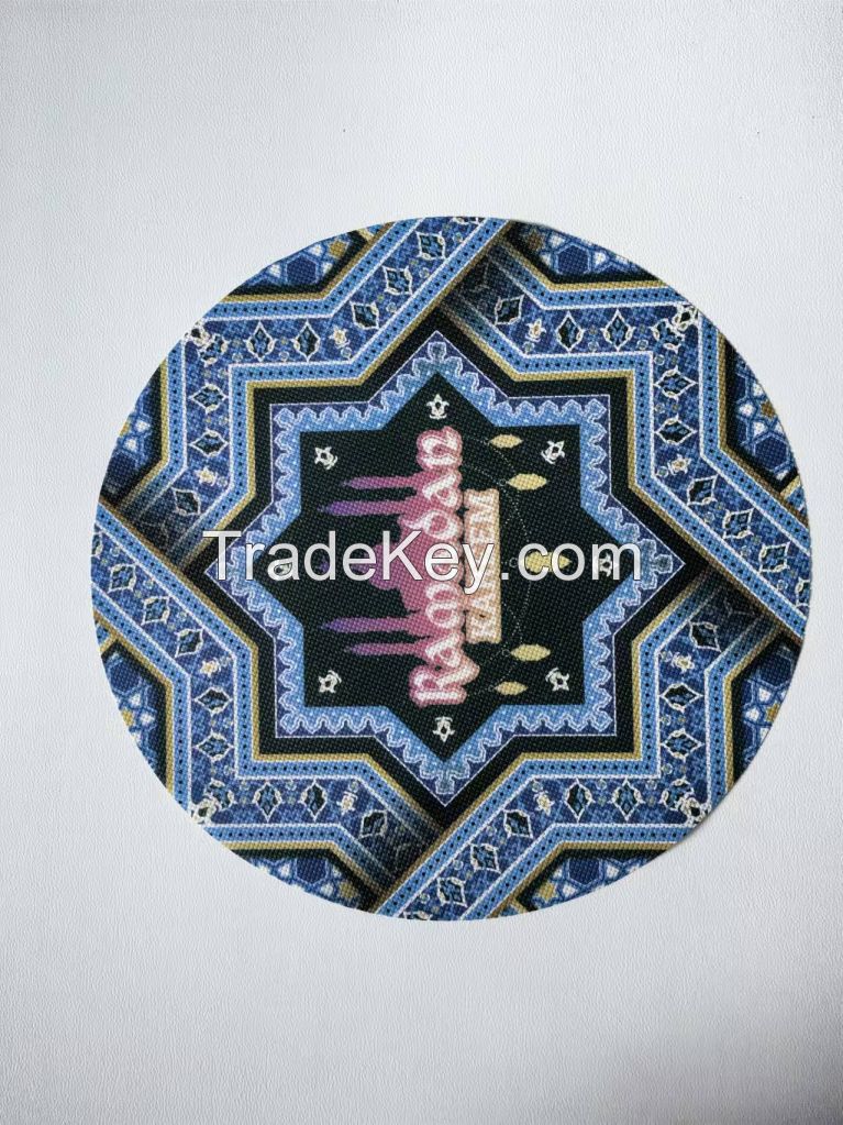 Ramadan heat resistance round 38 cm coffee Dining table mat 