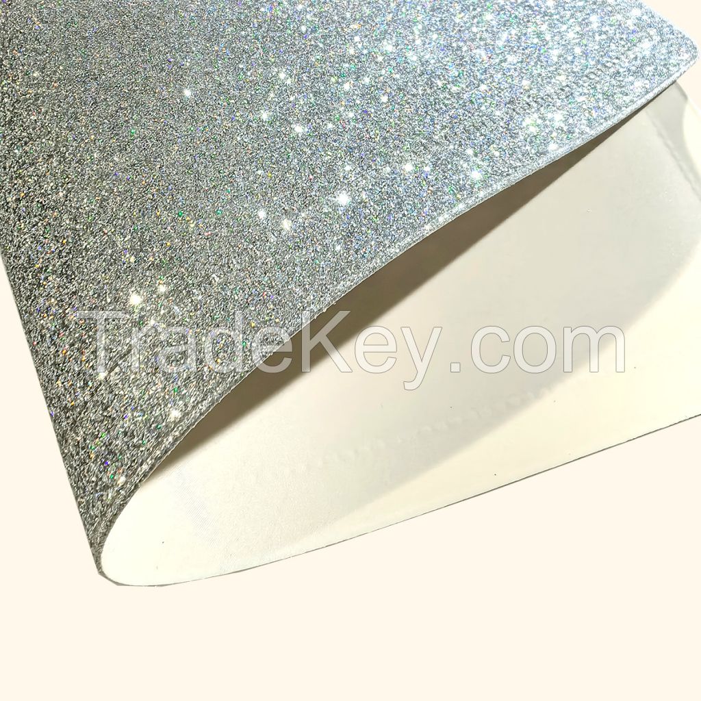 Luminous 30*45 CM Rectangle  pu leather  placemat by sparkles  home deco for christmas,wedding and holiday 