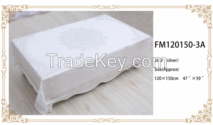 100% Vinyl Dust-Proof Wrinkle Resistant Table Cover for Kitchen Dining 
