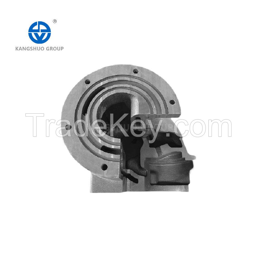 Gas Inlet Castings used for Diesel &amp; Turbo four-stroke engines aluminum die casting services