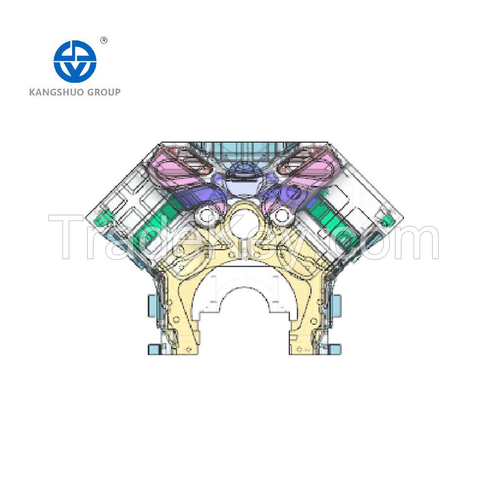 Factory Custom 3d Design Prototype Model Printing  Grey Iron Cast Marine Engine Parts aluminum die casting services