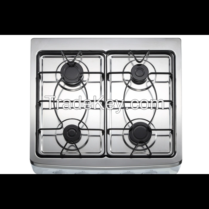 Four Burners Gas Oven White color