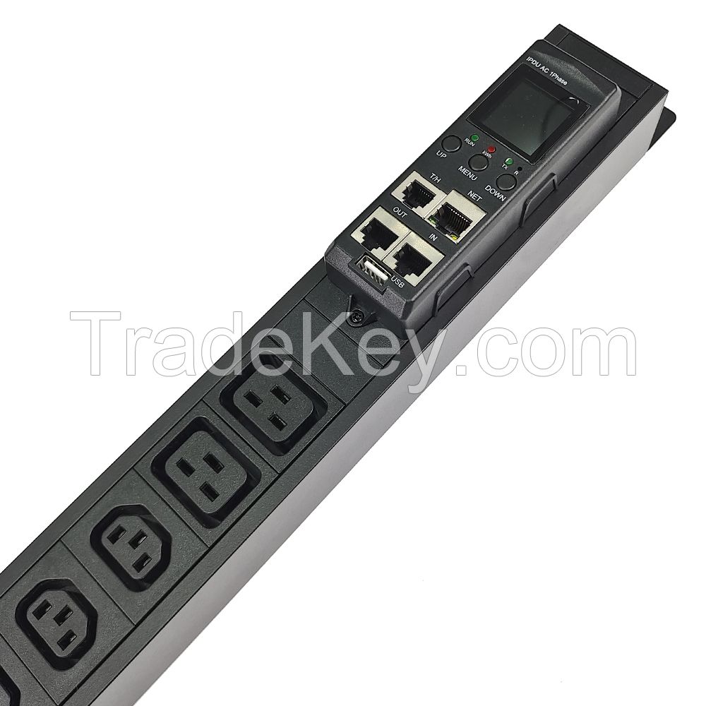 Kdee Customizable 6/8/10/12 Socket Outlets Rack PDU with Surge Protector for Rack Power Distribution Unit Socket Mining PDU 36 C13 Smart PDU Intelligent PDU